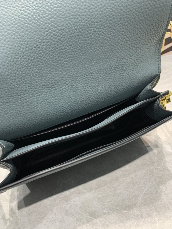 Prada renovate shoulder bag blue 55139 Size:24*15*10.5cm