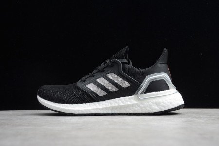 ADIDAS ULTRABOOST 20 SHOES CORE BLACK CLOUD WHITE