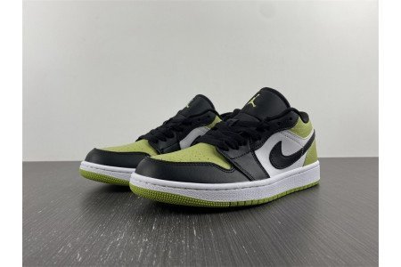 Air Jordan 1 Low Snakeskin Vivid Green