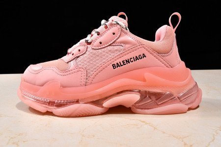 Balenciaga TRIPLE S TRAINERS CLEAR SOLE TRAINER PINK