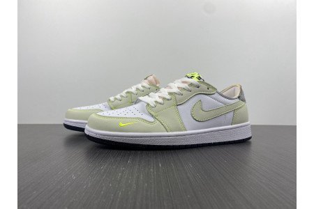 AIR Jordan 1 Retro Low White Ghost Green Black