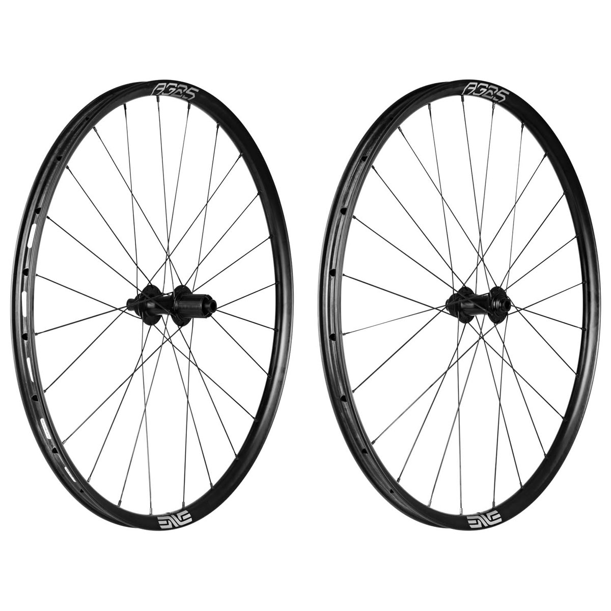 ENVE Foundation AG25 Carbon Wheelset - 700c - Tubeless - Centerlock - FW: 12x100mm | RW: 12x142mm - SRAM XDR