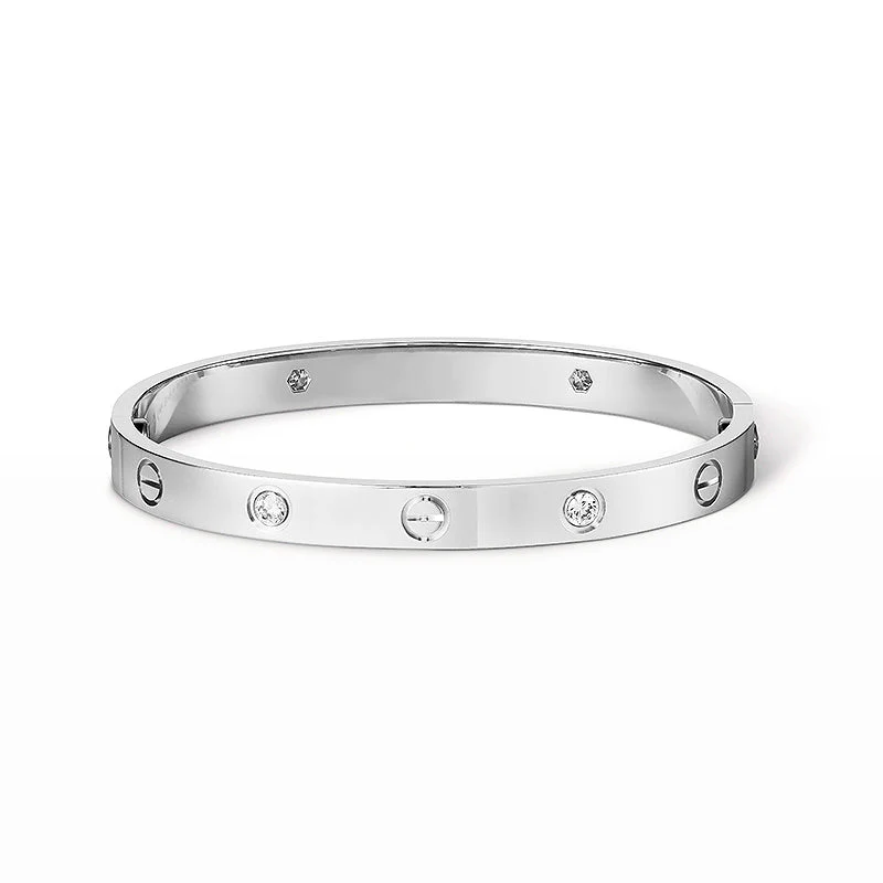 [CT]LOVE BRACELET 6.1MM 4 DIAMONDS