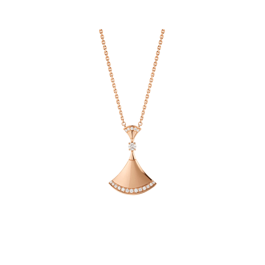 [BV]DREAM NECKLACE PINK GOLD DIAMOND