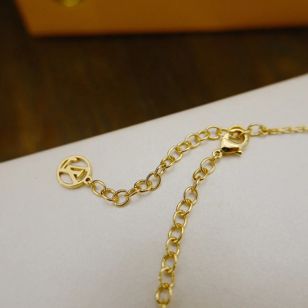 [Loui]BLOOMING SUPPLE NECKLACE BRASS