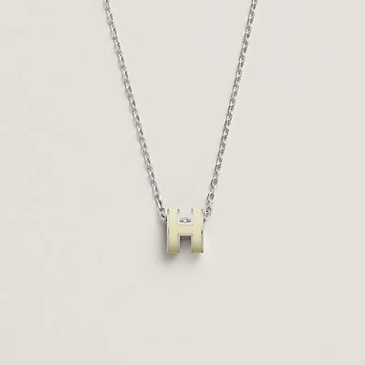 [Hmes]HM CLIC YELLOW ENAMEL GOLD NECKLACE