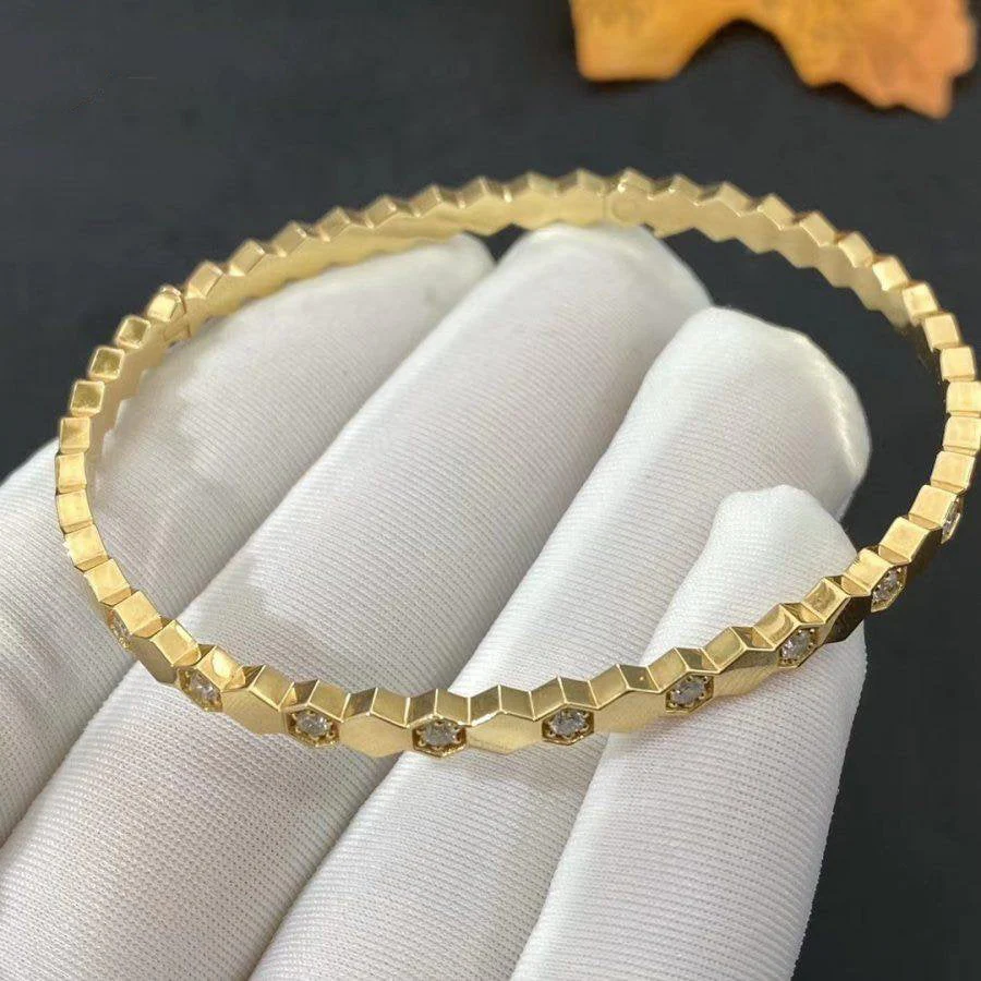 [CH]BEE LOVE GOLD DIAMOND BRACELET
