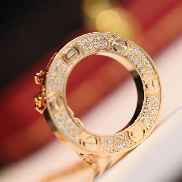 [CT]LOVE NECKLACE ADJUSTABLE ROSE GOLD