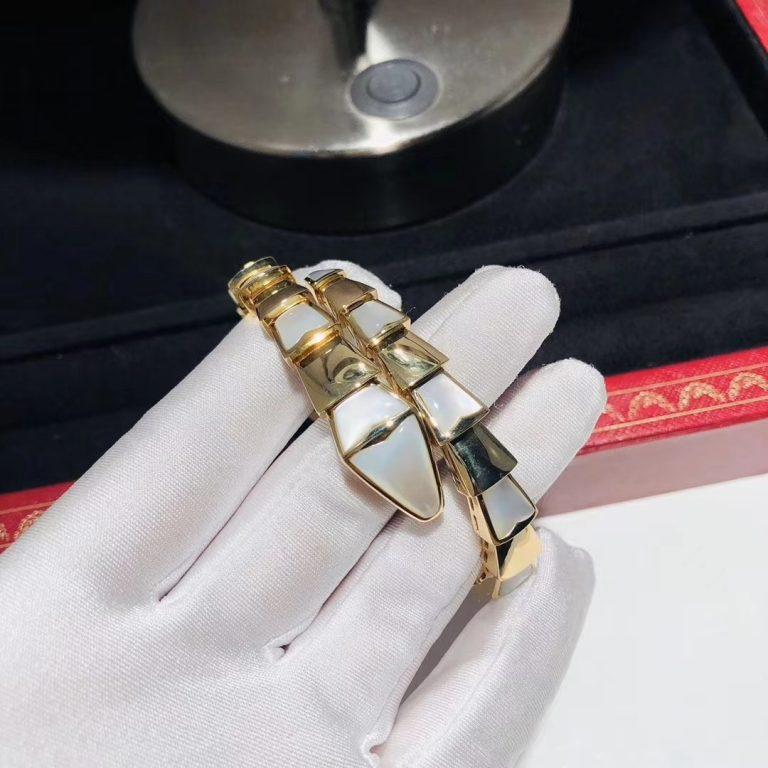 [BV]SERPENTI BRACELET MOP GOLD
