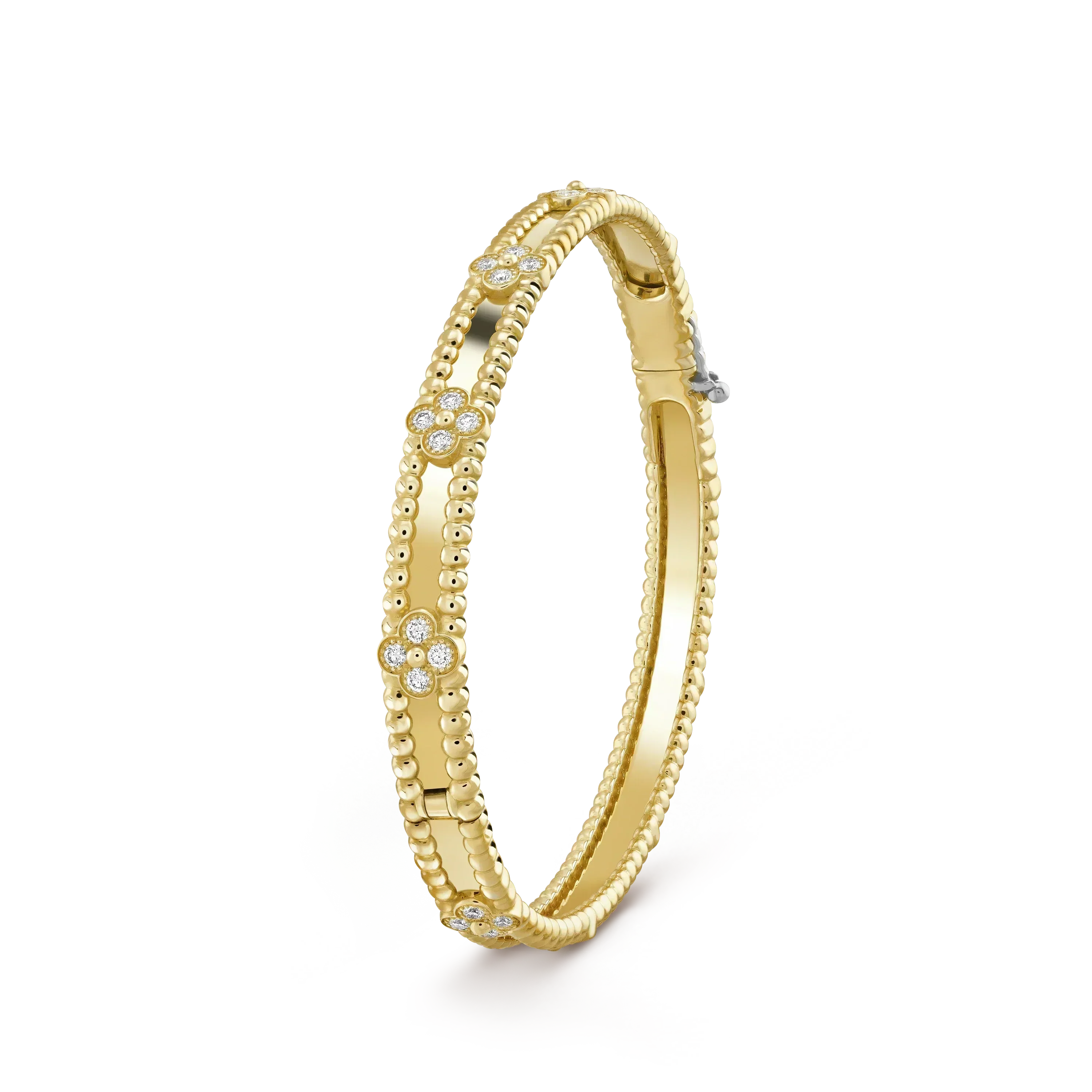 [VA]CLOVER BRACELET 4MM DIAMONDS