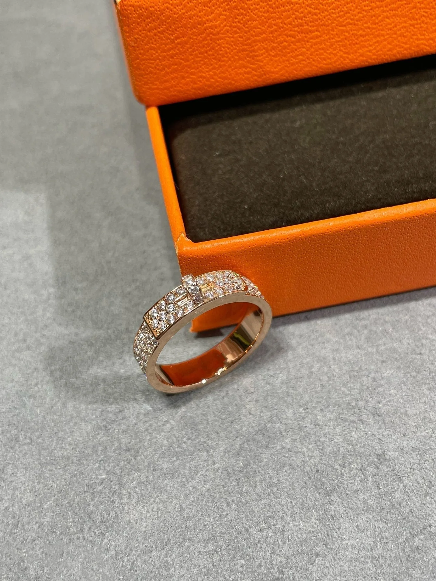 [CT]KELLY PINK GOLD DIAMOND RING