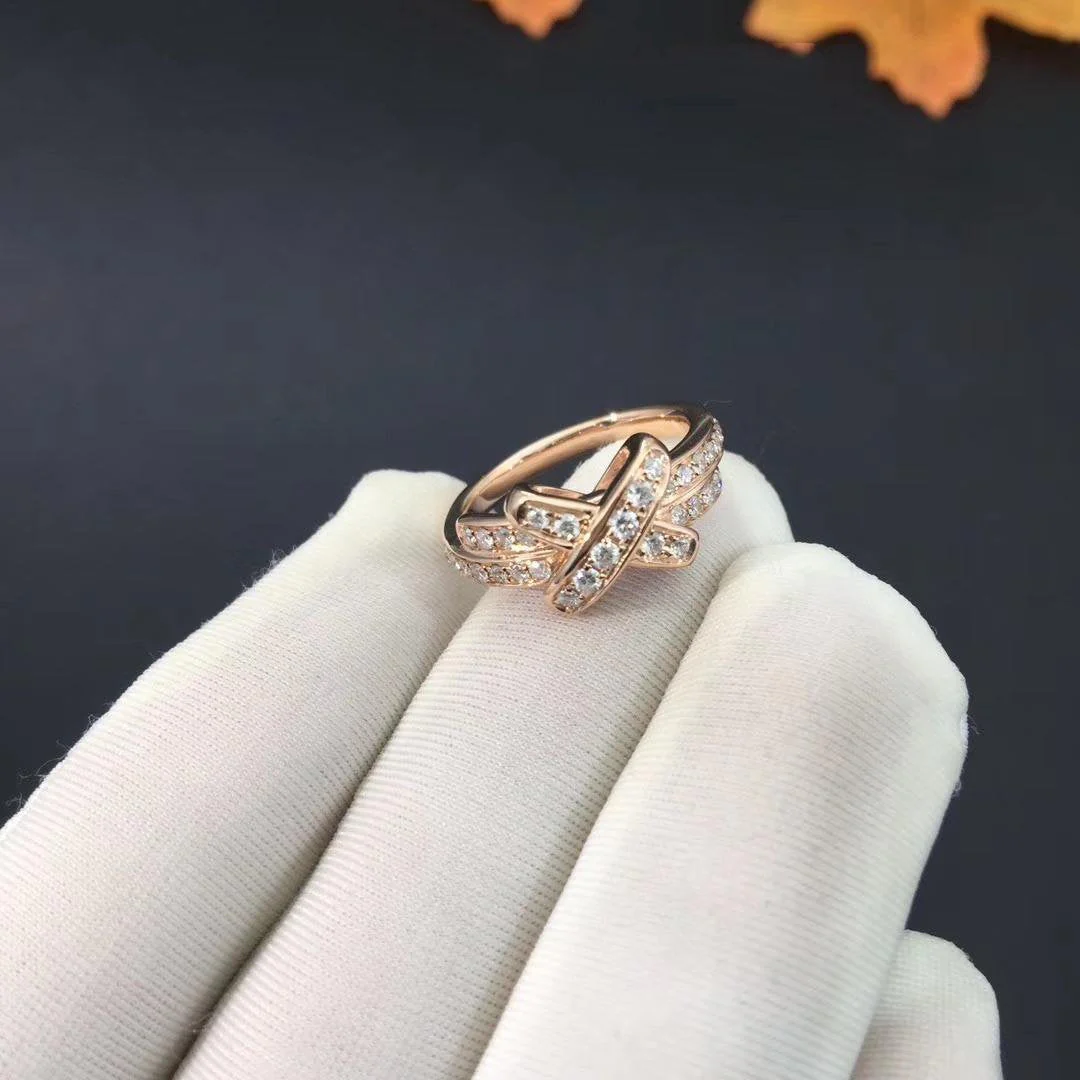 [CH]JEUX DE RING PINK GOLD DIAMOND