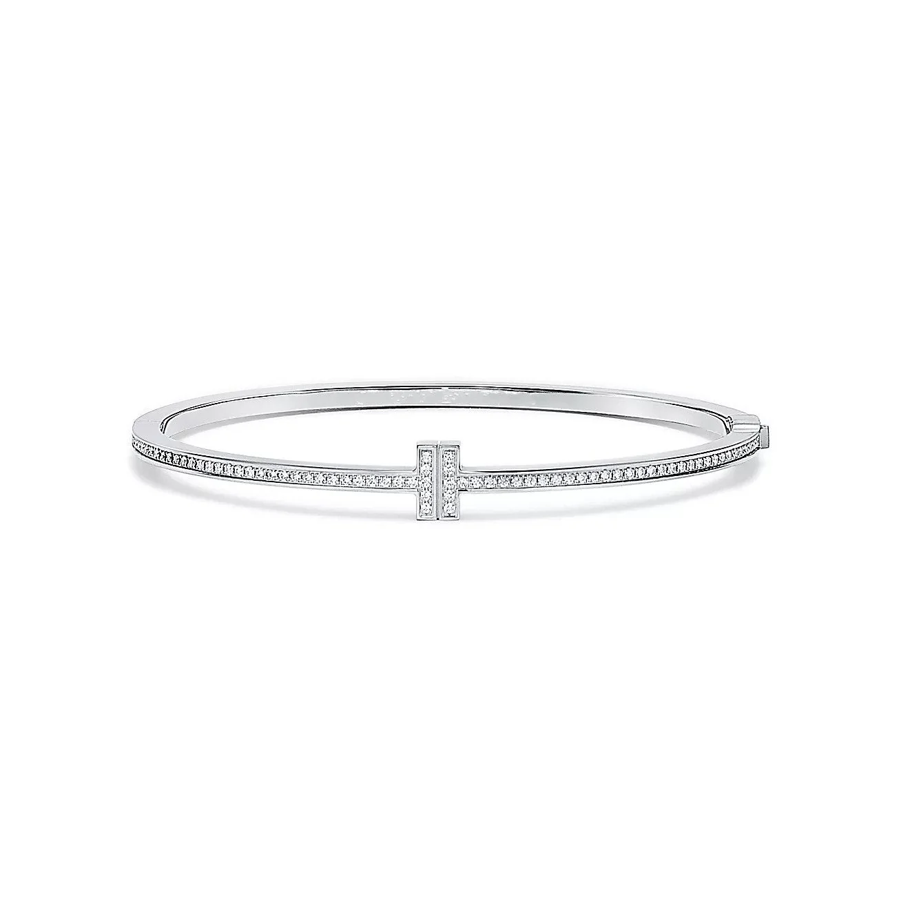 [TF]T BRACELET SILVER DIAMOND PAVED