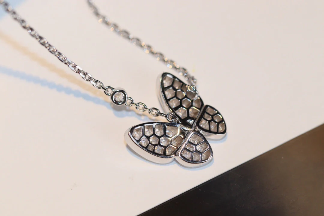 [VA]BUTTERFLY DIAMOND NECKLACE