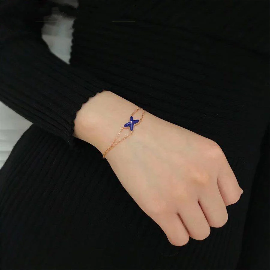 [CH]Hollow Design Four-Leaf Clover Flower Shape Ring