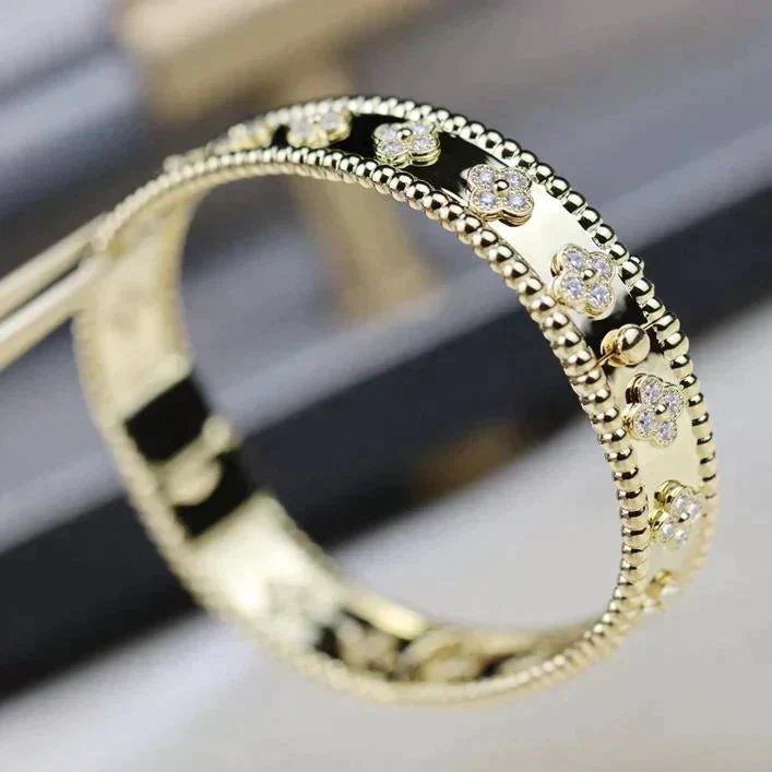 [VA]CLOVER BRACELET 8MM DIAMONDS
