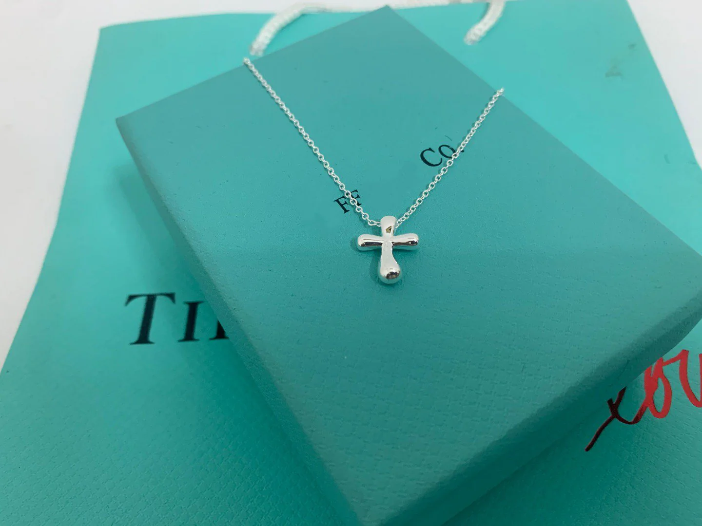[TF]CROSS PENDANT MINI BARE CROSS NECKLACE