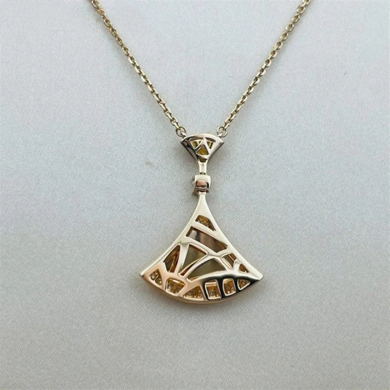 [BV]DREAM NECKLACE PINK GOLD DIAMOND