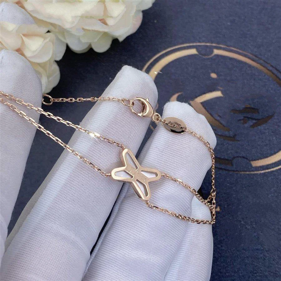 [CH]JEUX BRACELET WHITE MOP PINK GOLD 1 DIAMOND