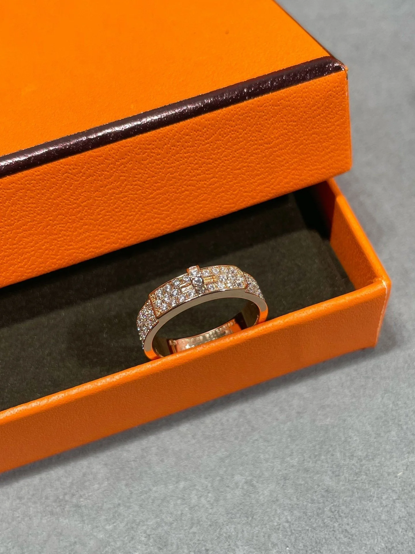 [CT]KELLY PINK GOLD DIAMOND RING