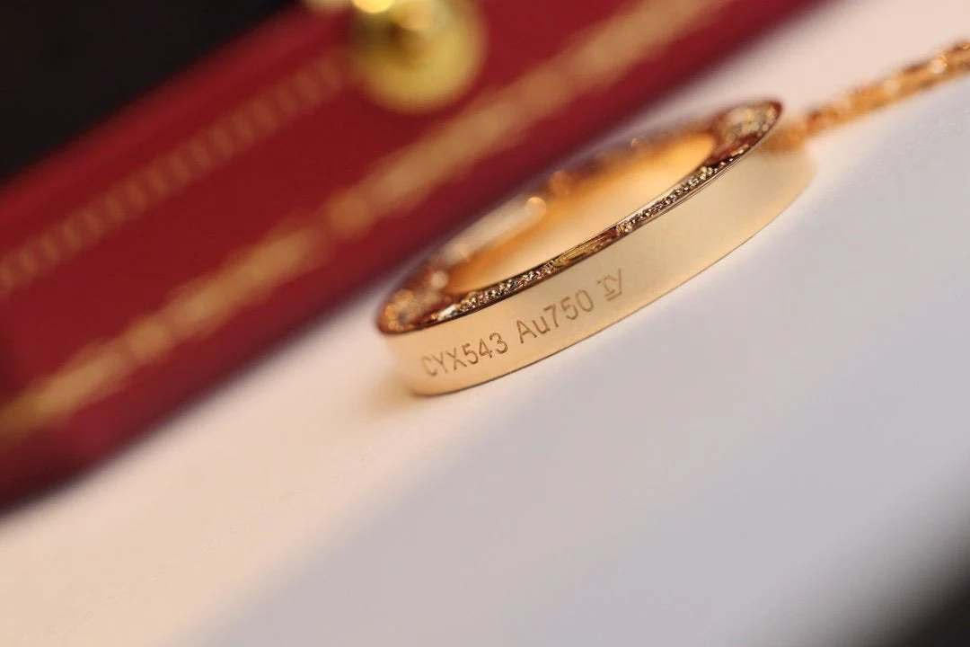 [CT]LOVE NECKLACE ADJUSTABLE ROSE GOLD