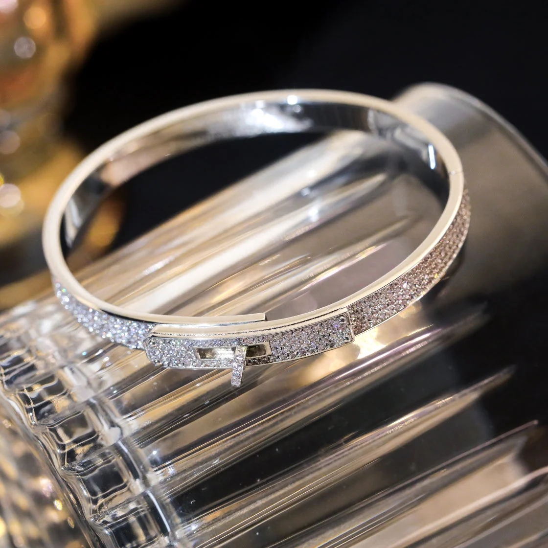 [CT]KELLY BRACELET DIAMOND PAVED