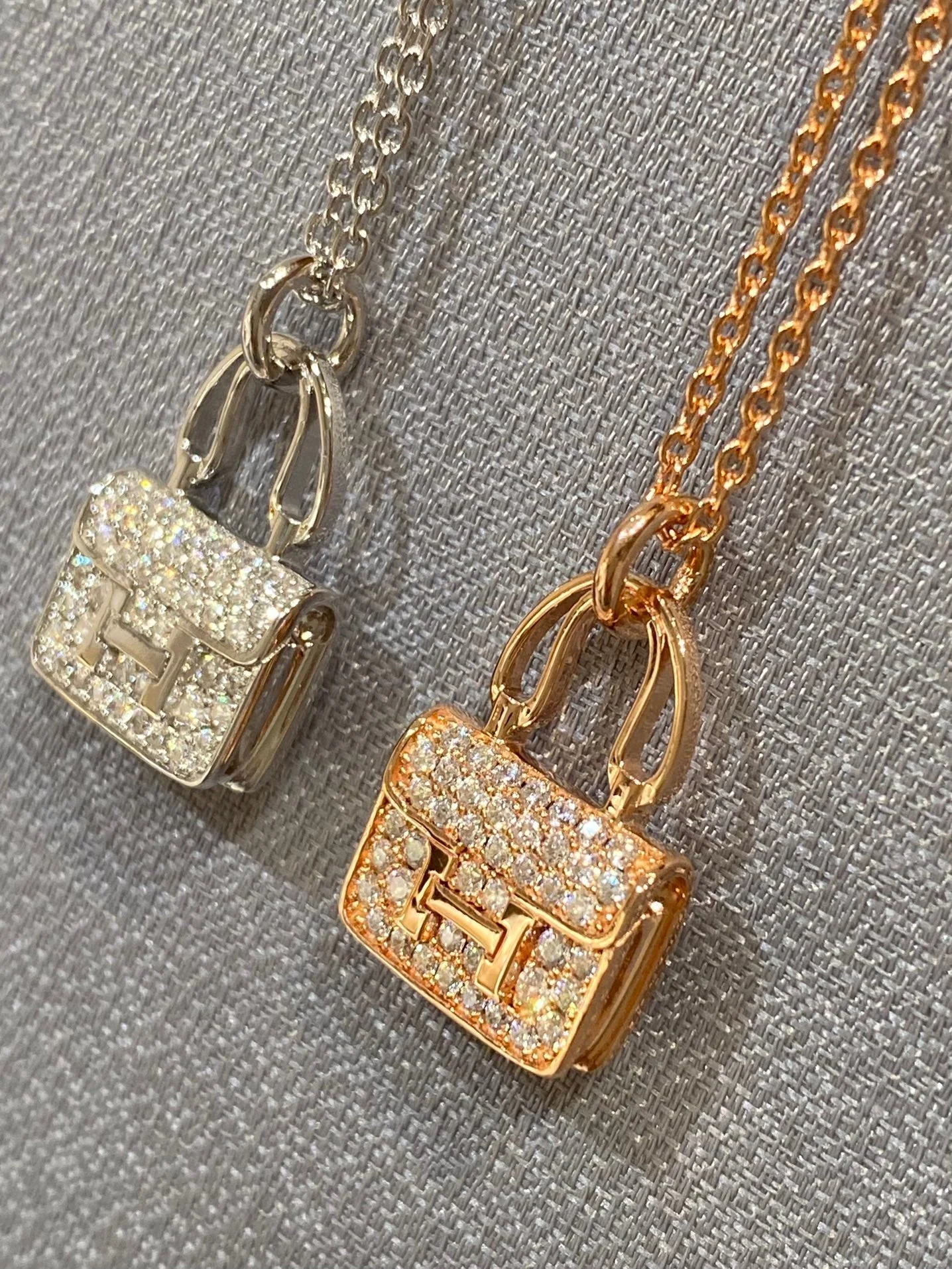 [Hmes]CONSTANCE PEDANT DIAMOND NECKLACE