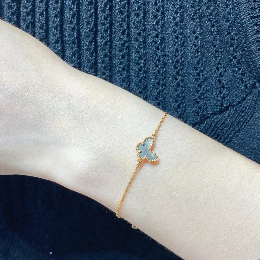[VA]BUTTERFLY DARK MOP BUTTERFLY BRACELET