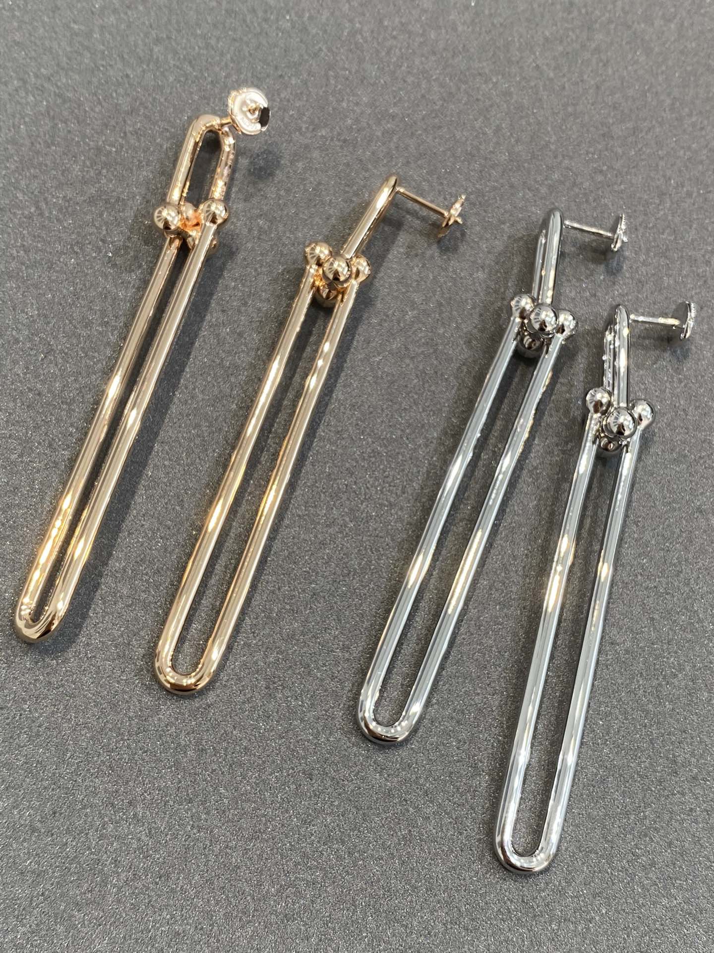 [TF]HARDWEAR DOUBLE LONG LINK EARRINGS