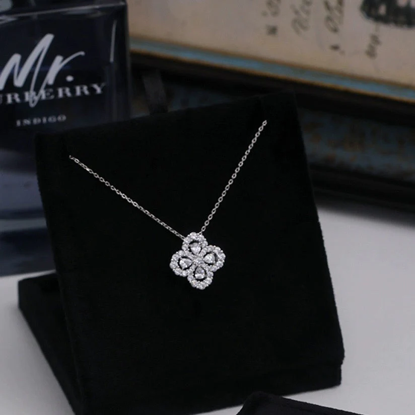 [VA]LOOP NECKLACE FULL MOTIF DIAMOND COMBINATION