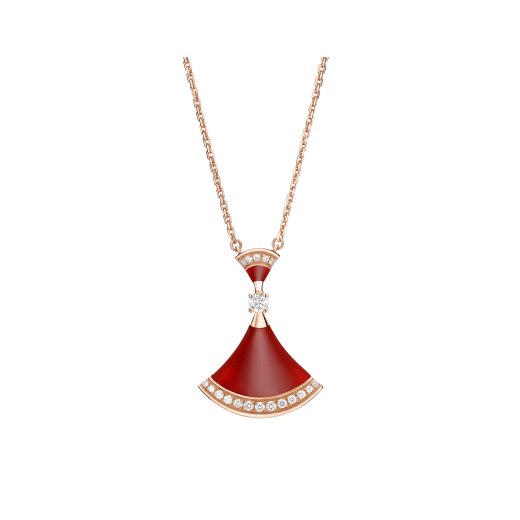 [BV]DREAM NECKLACE CARNELIAN DIAMOND