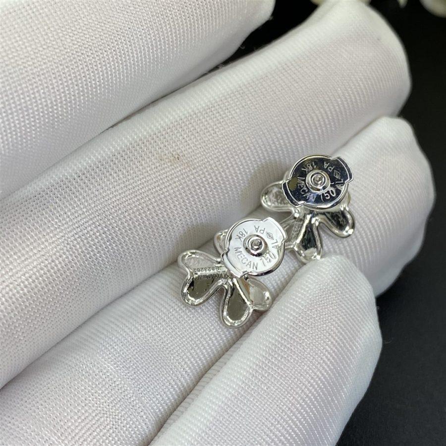 [VA]FRIVOLE MINI SILVER FLOWER EARRINGS