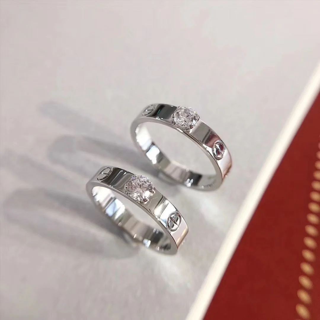 [CT]LOVE RING 3.6MM 1 BIG DIAMOND