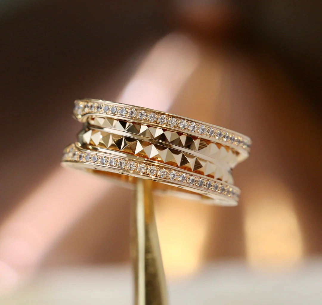 [BV]ZERO 1 GOLD DIAMOND RING