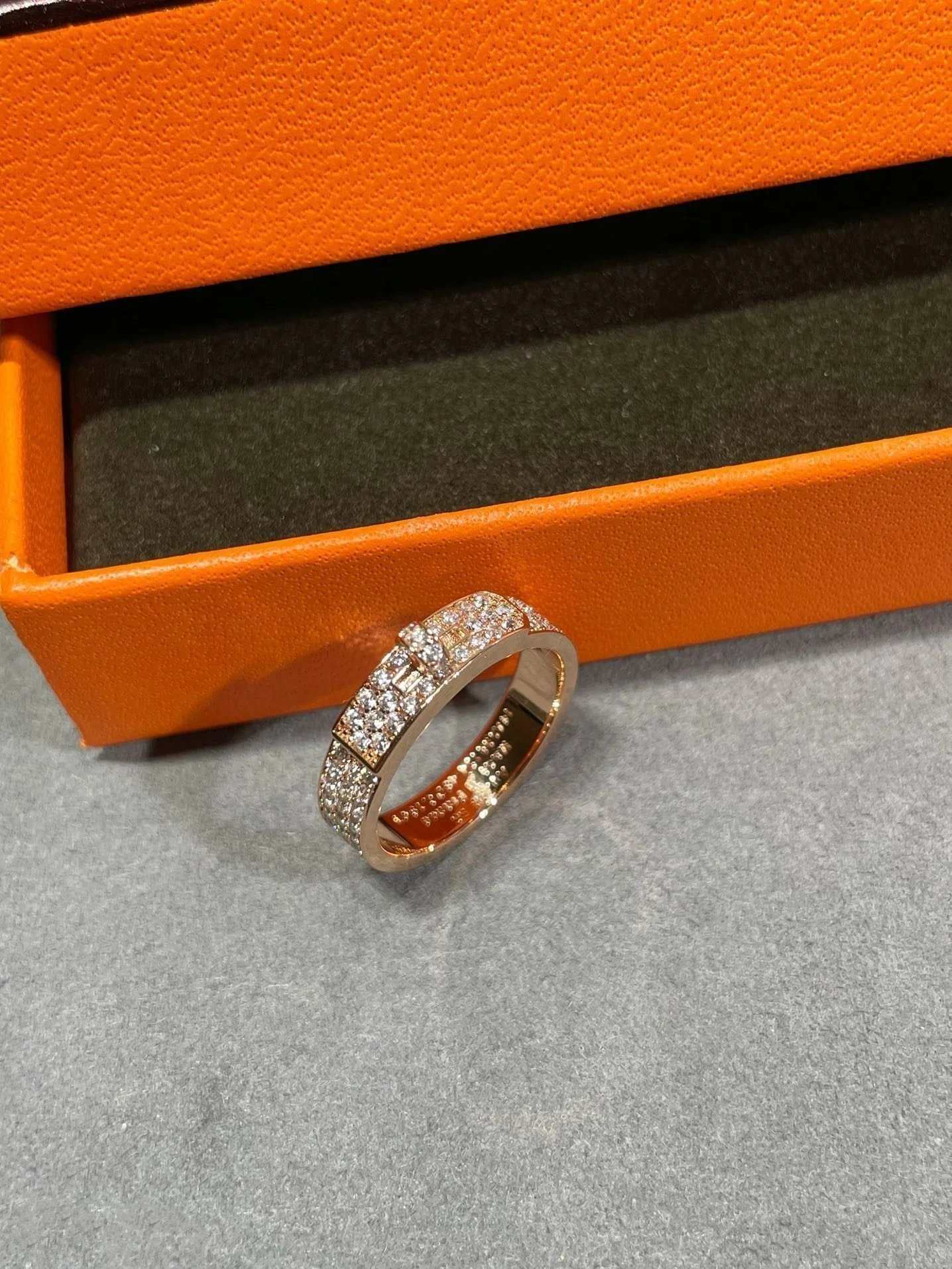 [CT]KELLY PINK GOLD DIAMOND RING