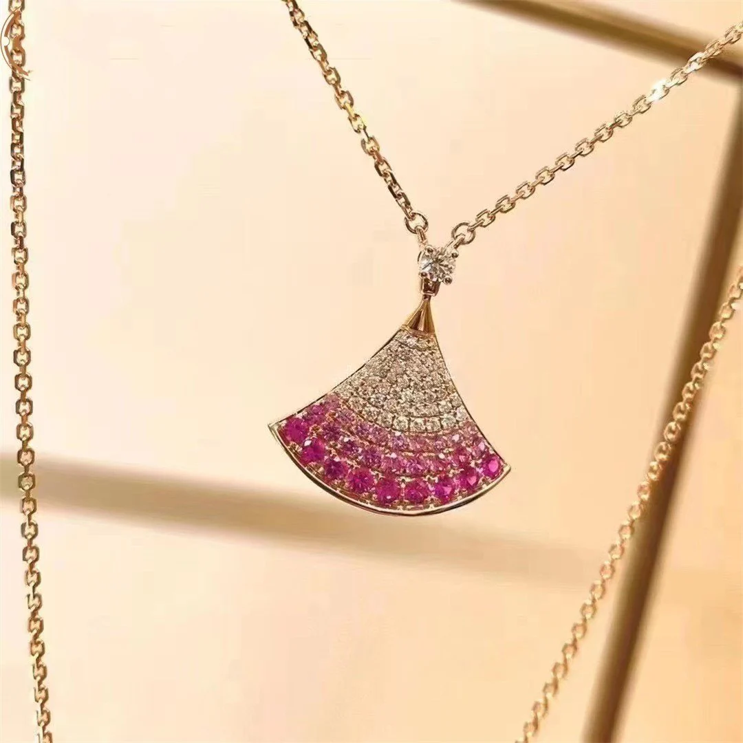 [BV]DREAM NECKLACE PINK GOLD PINK DIAMOND