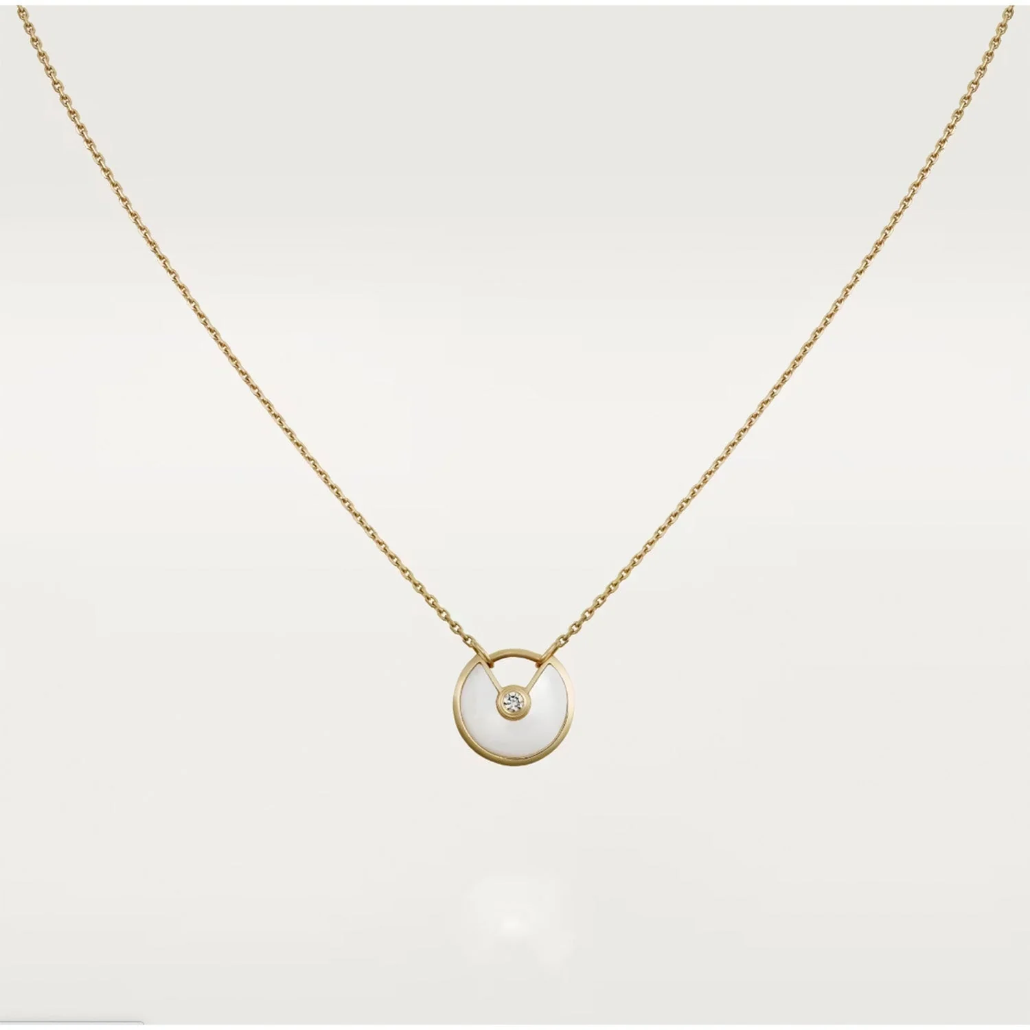 [CT]AMULETTE ROSE GOLD MOP NECKLACE
