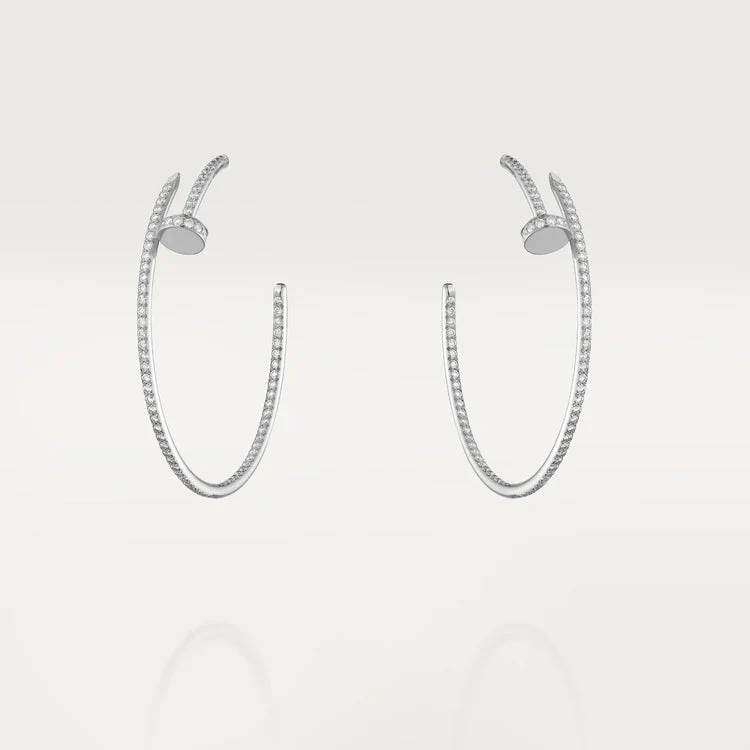 [CT]JUSTE EARRINGS FULL DIAMONDS 1.8MM