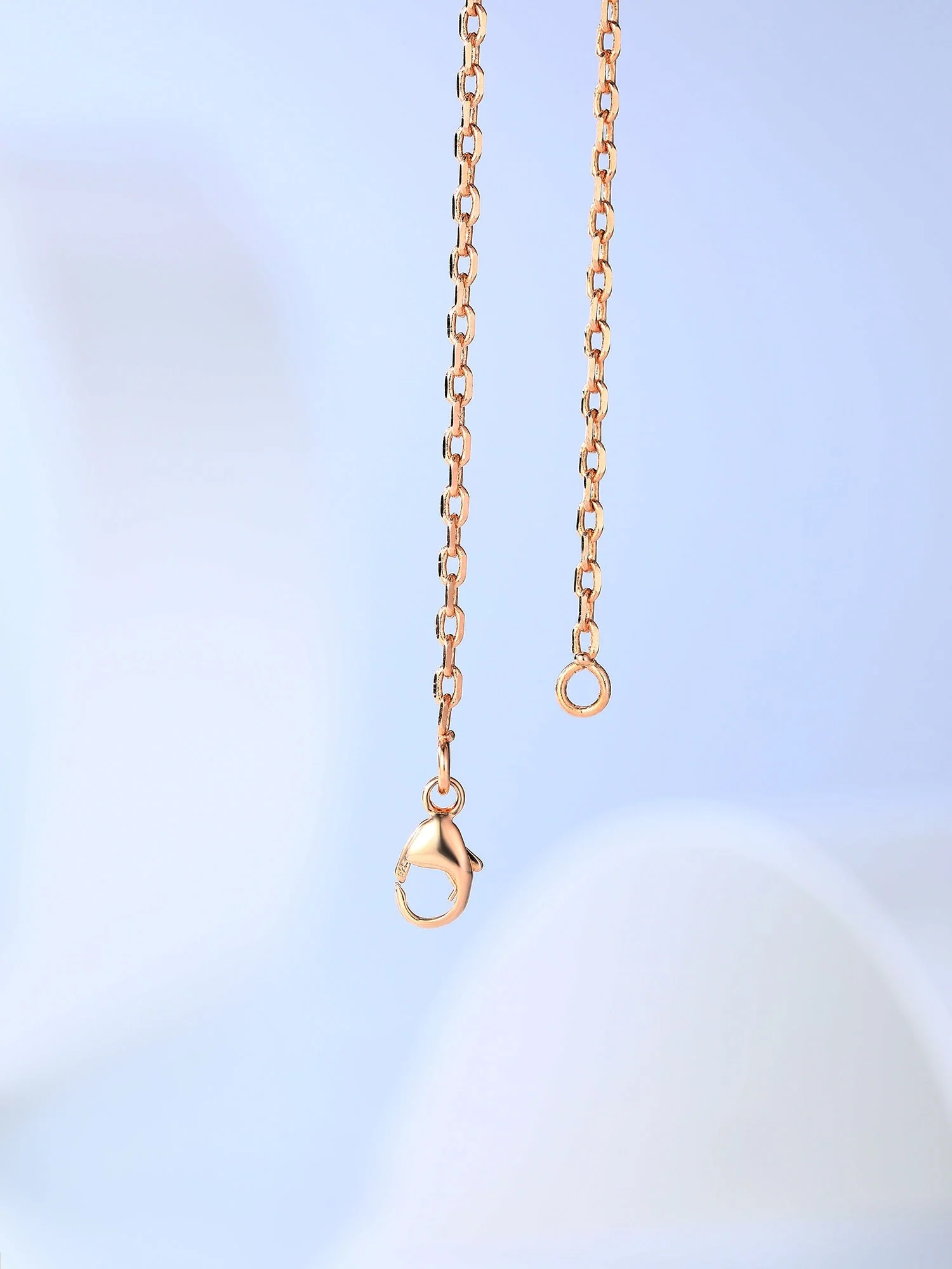 [Hmes]H CAGE PINK GOLD NECKLACE