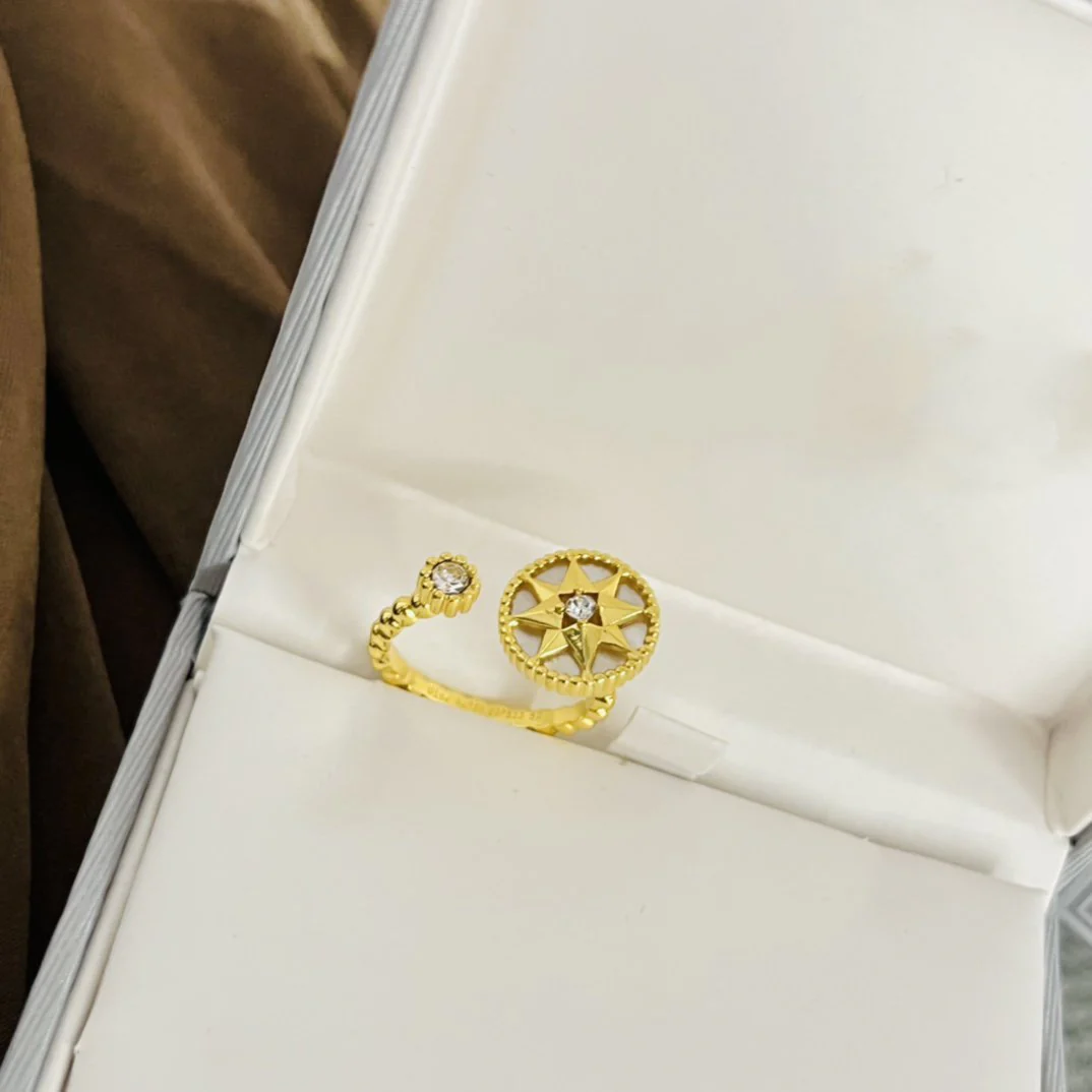 [CD]ROSE DES VENTS RING GOLD DIAMOND