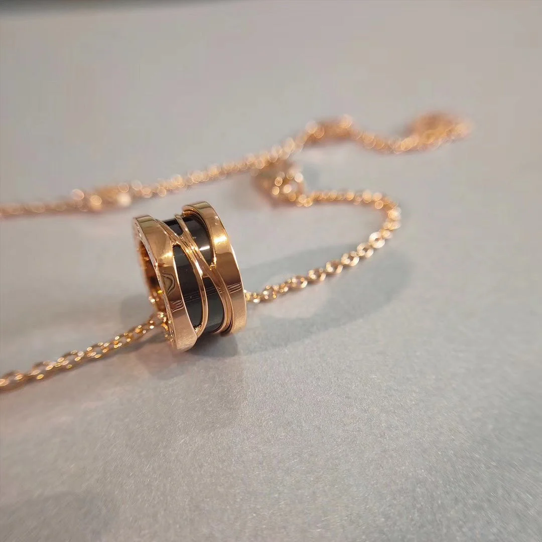 [BV]ZERO 1 NECKLACE PINK GOLD