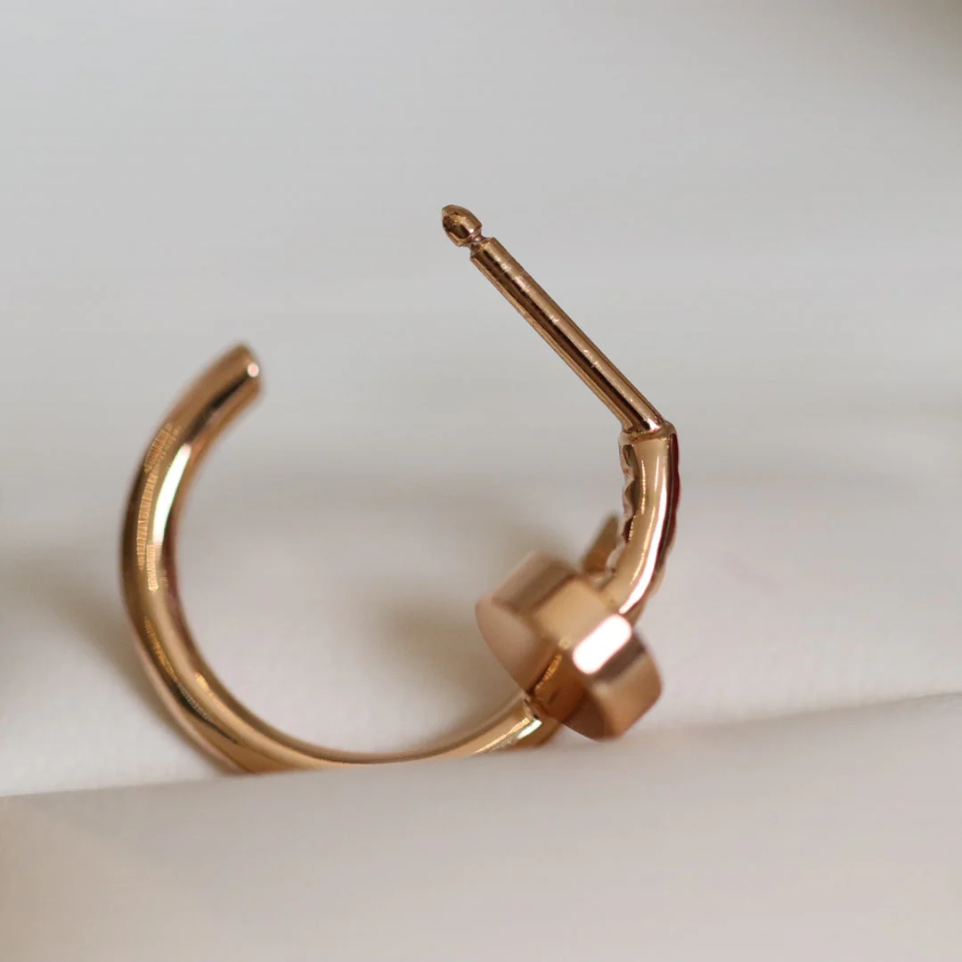 [CT]JUSTE EARRINGS PINK GOLD