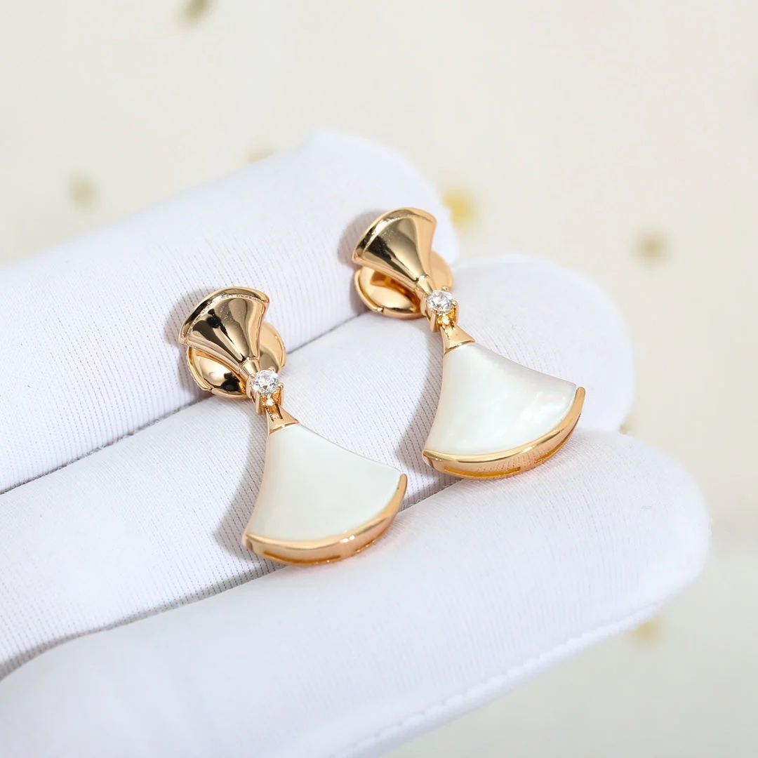 [BV]DREAM MOP PINK GOLD EARRINGS