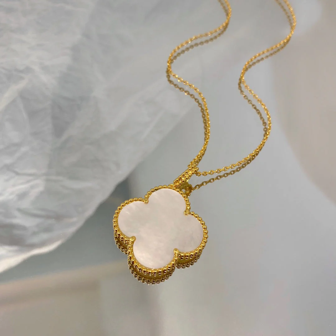 [VA]CLOVER 25MM MOP LARGE PENDANT NECKLACE