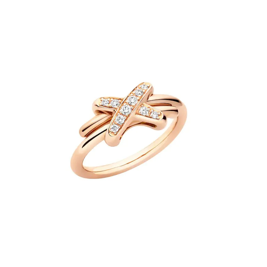 [CH]JEUX DE PINK GOLD DIAMOND RING