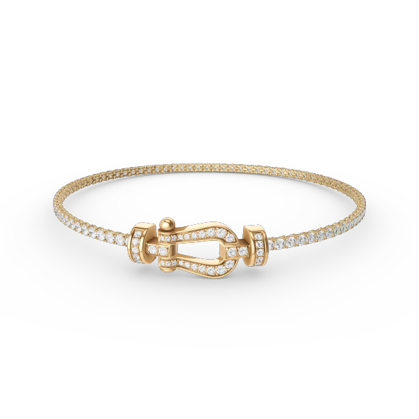 [FE]FORCE  HORSESHOE  DIAMOND TENNIS BRACELET