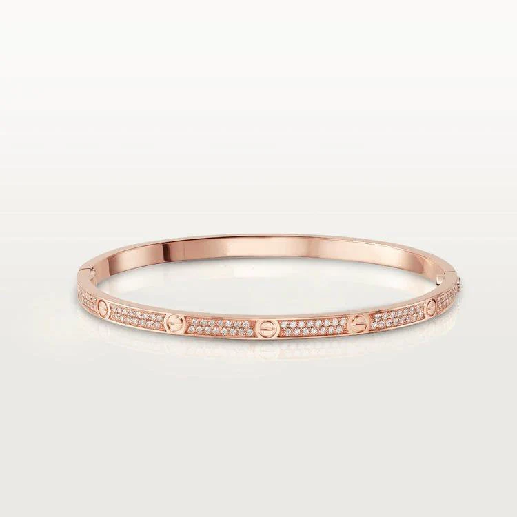 [CT]LOVE BRACELET 3.65MM DIAMOND-PAVED SILVER