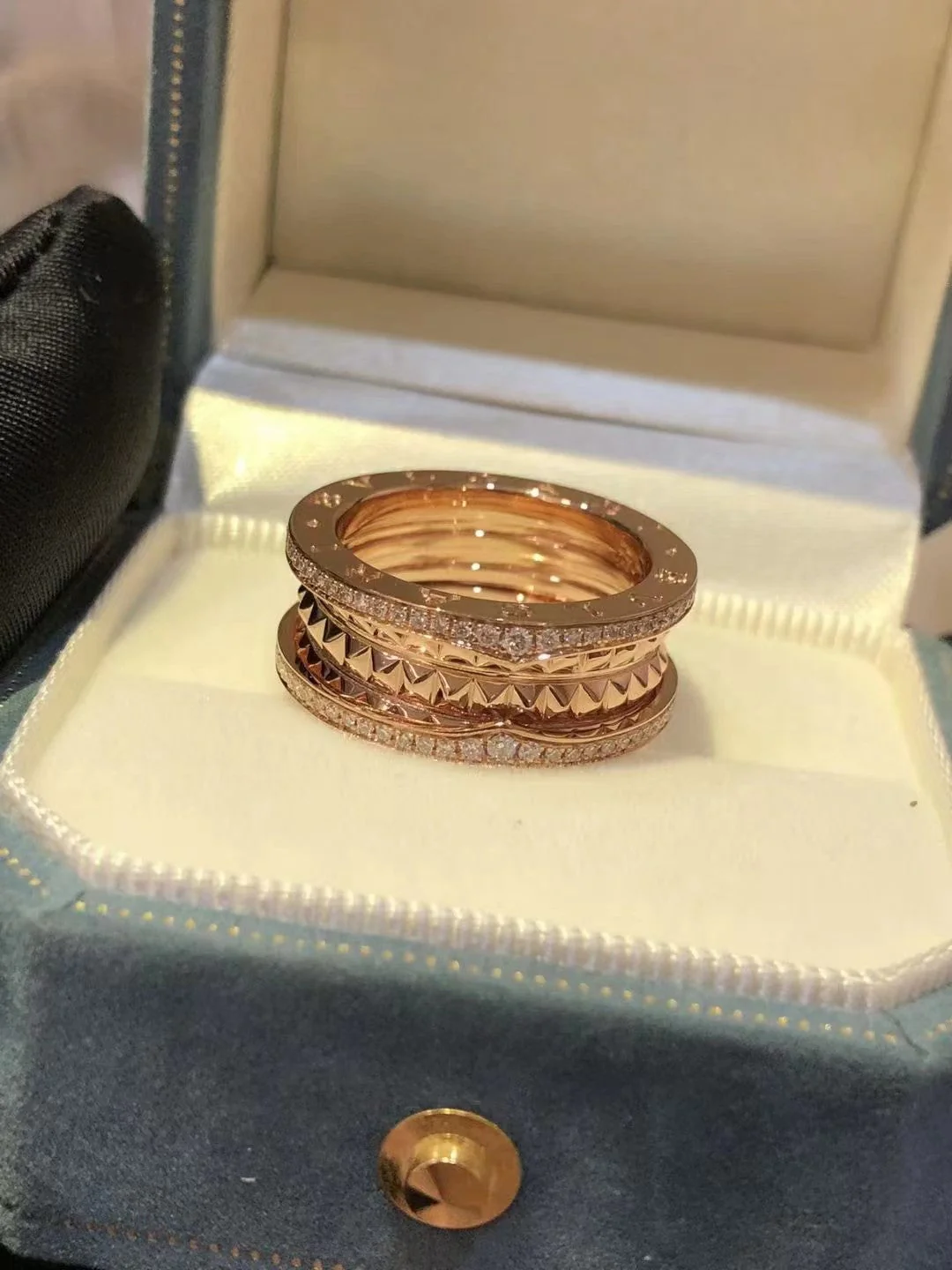 [BV]ZERO 1 ROCK DIAMOND PINK GOLD