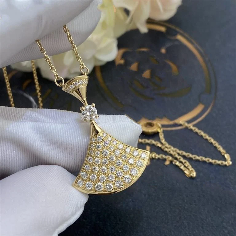 [BV]DREAM NECKLACE GOLD FULL DIAMOND