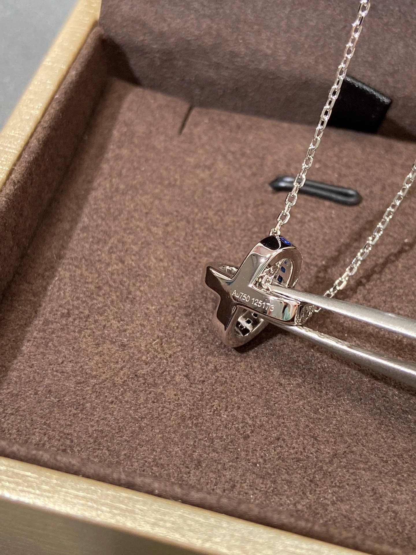 [CH]LIENS DIAMOND SILVER NECKLACE